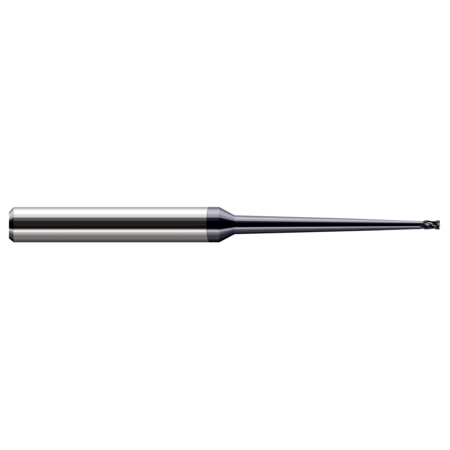 HARVEY TOOL Miniature End Mill - 4 Flute - Square, 0.1250" (1/8), Finish - Machining: AlTiN Nano 30908-C6